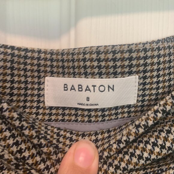 Aritzia Babaton Billy Houndstooth Skirt - Picture 7 of 9